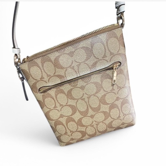 Coach Mini Rowan file bag signature canvas - Picture 4 of 9